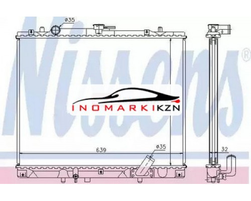 Заказать Радиатор двигателя NISSENS 62895A на Mitsubishi Pajero Sport I (1998–2004) в Казани