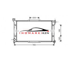 Радиатор SUBARU LEGACY 2.0 2.2 94-00 на Subaru Legacy II (1993–1999)