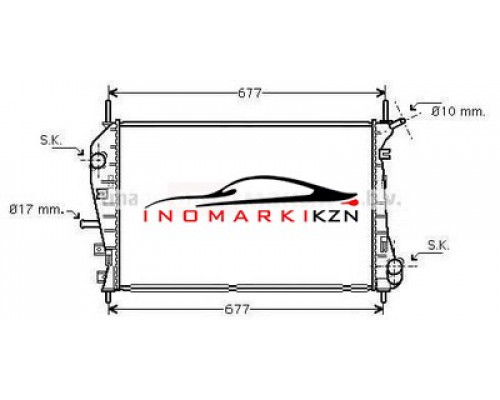 Купить Радиатор FORD MONDEO 2.0TD 02- в Казани