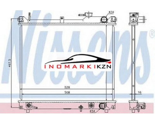 Заказать Радиатор SUZUKI GRAND VITARA 1.6 A T 98-03 в Казани