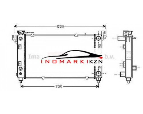 Заказать Радиатор CHRYSLER VOYAGER 2.0-3.3 95-02 на CHRYSLER VOYAGER GS в Казани