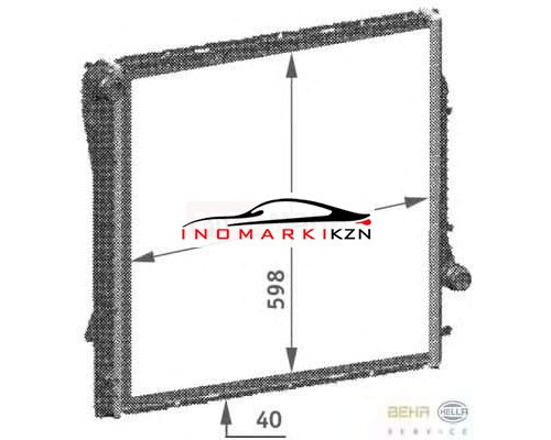 Купить Радиатор BMW E53 4.4-4.8 3.0D 00-04 в Казани