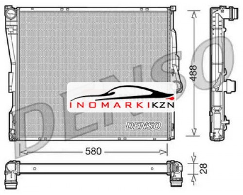 Купить Радиатор двигателя DENSO DRM05090 на BMW X3 I (E83) (2003–2006) в Казани