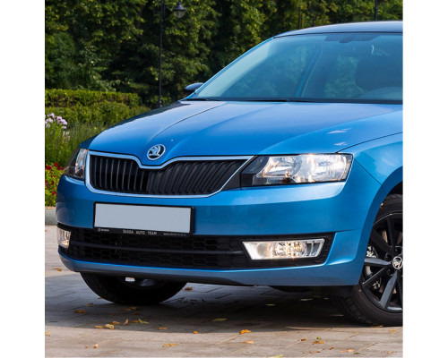 Купить Бампер передний в цвет кузова Skoda Rapid 1 (2012-2017) в Казани