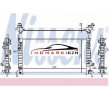 Радиатор двигателя NISSENS 62017A