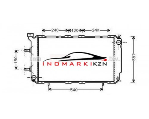 Заказать Радиатор SUBARU LEGACY I 1.8-2.2 89-94 на Subaru Legacy I (1989–1994) в Казани