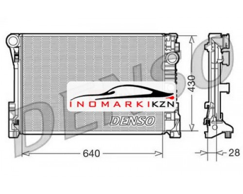 Заказать Радиатор охлаждение двигателя DENSO DRM17110 в Казани