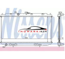 Радиатор двигателя NISSENS 67344A