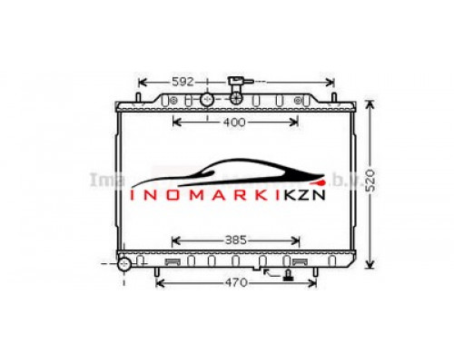 Купить Радиатор NISSAN X-TRAIL 2.0D 06- в Казани