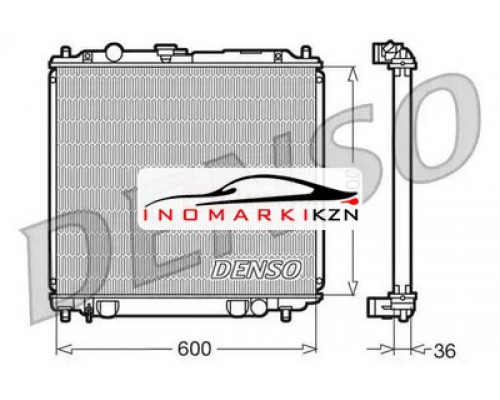 Купить Радиатор Mitsubishi Pajero II (1991–1997) DENSO DRM45014 в Казани