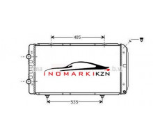 Радиатор CITROEN JUMPER FIAT DUCATO 2.0D-2.8D 02-