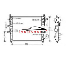 Радиатор MB W163 2.3 5.5 98-07
