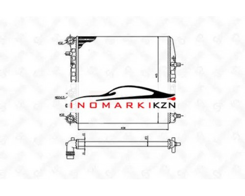 Заказать Радиатор охлаждение двигателя STELLOX 1026241SX в Казани