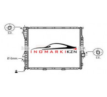 Радиатор BMW E53 3.0 4.4 3.0D 00-