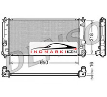 Радиатор двигателя DENSO DRM50044 на Toyota Celica VII (T230) (1999–2002)