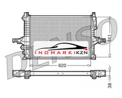 Купить Радиатор охлаждение двигателя DENSO DRM33065 в Казани