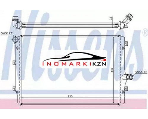 Купить Радиатор двигателя NISSENS 65281A в Казани