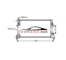 Радиатор VAG POLO 10- FABIA 10- ROOMSTER 06-