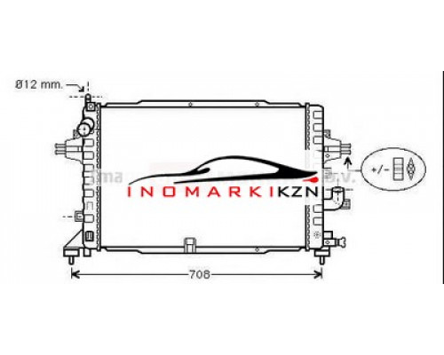 Заказать Радиатор OPEL ASTRA H 1.9 CDTi 04- в Казани