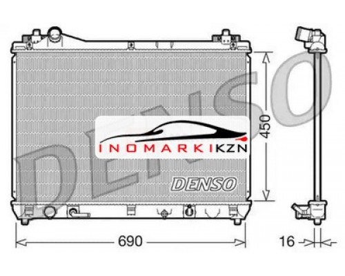 Купить Радиатор охлаждение двигателя DENSO DRM47017 на Suzuki Grand Vitara III (2005–2008) в Казани