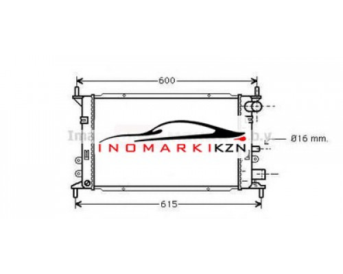 Купить Радиатор FORD ESCORT 1.1 1.3 90-96 в Казани