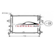 Радиатор OPEL ASTRA H 2.0 2.2 04-