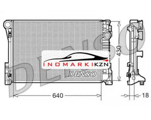 Заказать Радиатор охлаждение двигателя DENSO DRM17111 в Казани