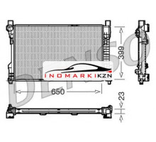 Радиатор охлаждение двигателя DENSO DRM17081