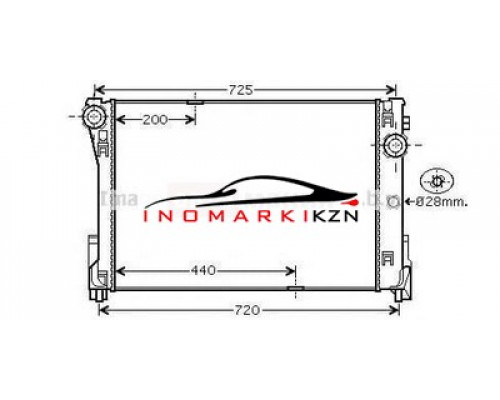 Заказать Радиатор MB W204 W212 1.6-3.5 2.0D-2.5D M T 07- на MERCEDES C-CLASS W204 в Казани