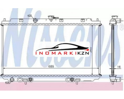 Заказать Радиатор двигателя NISSENS 67345A в Казани