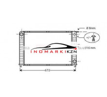 Радиатор VOLVO 940 2.0 2.3 94-98 на Volvo 940 (1988–1998)
