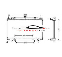 Радиатор NISSAN MAXIMA QX 2.0 3.0 94-01 на Nissan Cefiro II (A32) (1994–2000)