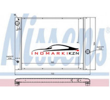 Радиатор BMW E60 E61 E63-E66 3.0-6.0 01-