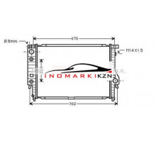 Радиатор BMW E34 3.0-3.8 88-96