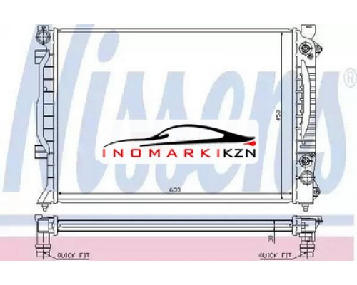 Купить Радиатор двигателя NISSENS 60423A на Audi A6 II (C5) (1997–2001) в Казани