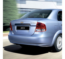 Бампер задний в цвет кузова Chevrolet Aveo T200 (2003-2008) седан