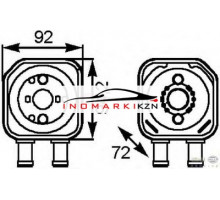 Радиатор масляный VAG A4 A6 A8 PASSAT T5 2.3-3.2 1.9TD -05