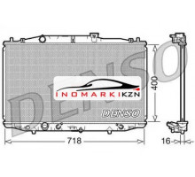 Радиатор охлаждение двигателя DENSO DRM40024 на Honda Accord VII (2002–2006)