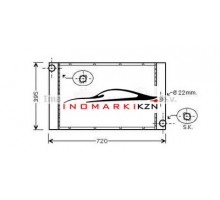 Радиатор BMW E60 E61 E65 E66 2.0D-4.4D 03-10