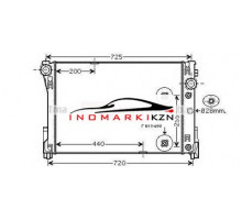 Радиатор MB W204 1.6 2.5 A T 07-
