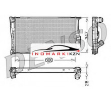 Радиатор BMW E81 E87 E90 F25 2.0-3.0 2.0D-3.0D 05-