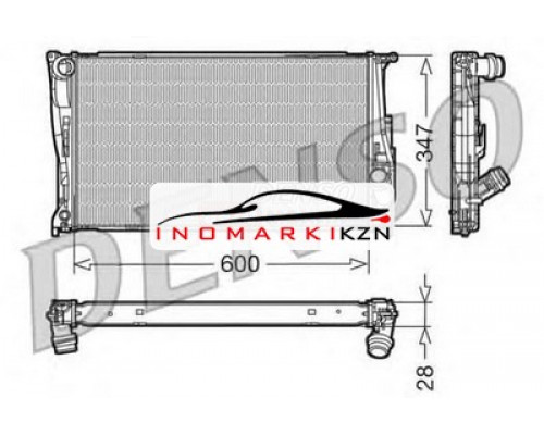 Заказать Радиатор BMW E81 E87 E90 F25 2.0-3.0 2.0D-3.0D 05- в Казани