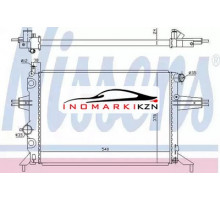 Радиатор двигателя NISSENS 63005A