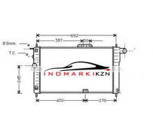 Радиатор DAEWOO NEXIA 1.5 95-