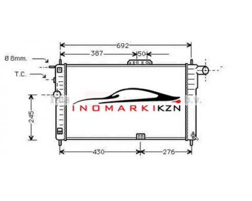 Купить Радиатор DAEWOO NEXIA 1.5 95- в Казани
