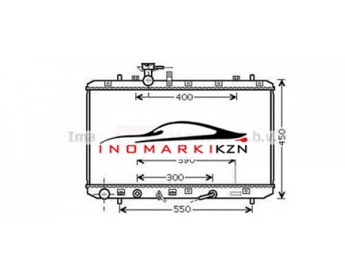 Купить Радиатор SUZUKI SX4 1.6 A T 05- на SUZUKI SX4 EY/GY в Казани