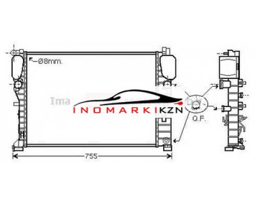Заказать Радиатор MB W211 2.8 3.2D 04- в Казани