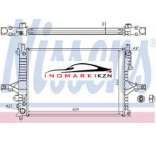 Радиатор двигателя NISSENS 65553A
