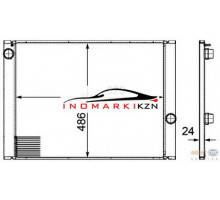 Радиатор BMW E60 2.0-3.0 A T 03-