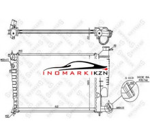 Радиатор охлаждение двигателя STELLOX 1025119SX